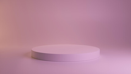 Product Stand empty space for product design show stage showcase for new product banners background Cosmetic Podium stand 3D Rendering