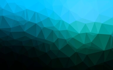 Light BLUE vector low poly layout.