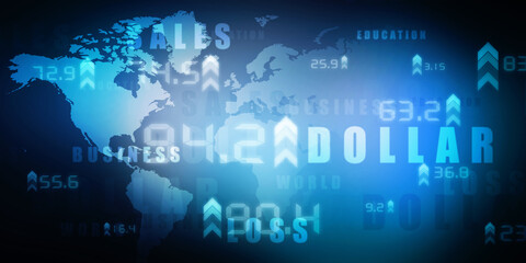 2D Digital Abstract Business Networking background
