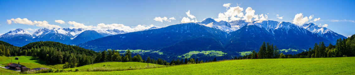 mountains at the Inntal valley in Austria