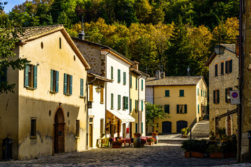 old town of San Leo in Italy