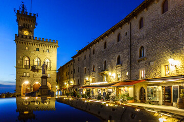 Fototapeta na wymiar old Town of San Marino