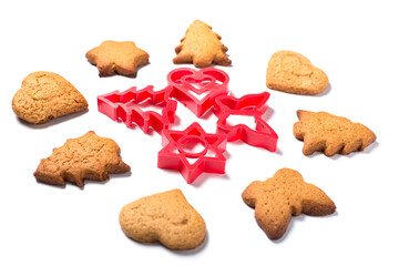 forms for baking gingerbread cookies