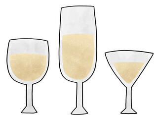 シャンパングラスセット