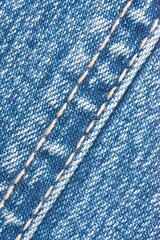 seam on the jeans