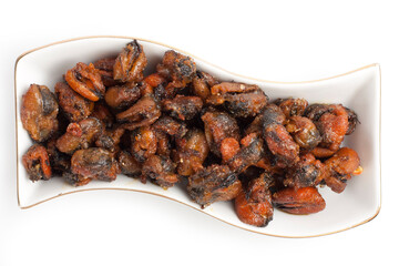Fried mussels