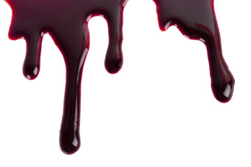 blood stains on a white background