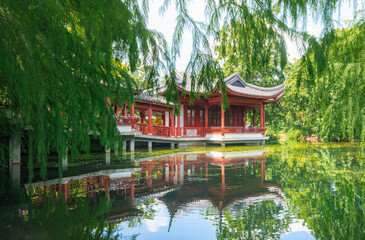 Environment of Guhua garden, Fengxian District, Shanghai, China