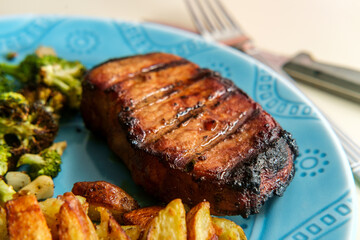 Grilled Porkchops Dinner