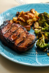 Grilled Porkchops Dinner