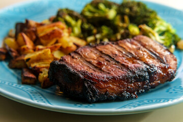 Grilled Porkchops Dinner