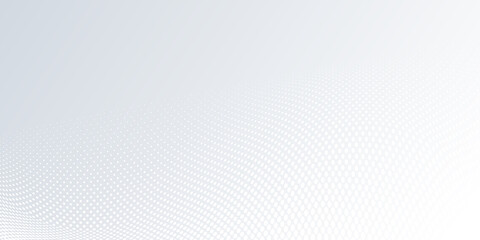 Wave background with halftone futuristic texture. Abstract geometric background with dynamic shapes decoration. Modern corporate concept vector design