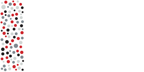 Red black grey dot pattern abstract on white background for presentation design template