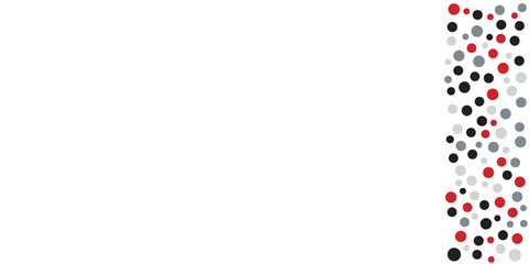 Red black grey dot pattern abstract on white background for presentation design template