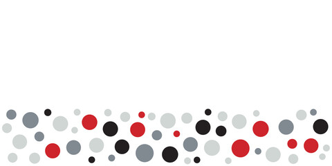 Red black grey dot pattern abstract on white background for presentation design template
