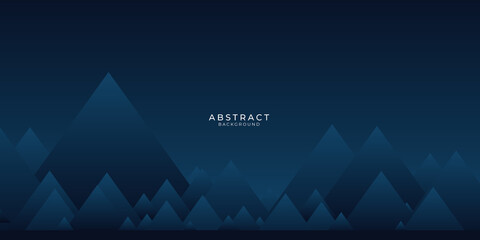 Modern blue abstract presentation background with triangle shape element