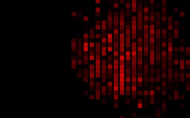 Dark Red vector backdrop with rectangles, squares.