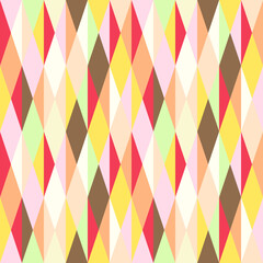 seamless pattern of multi-colored geometric shapes