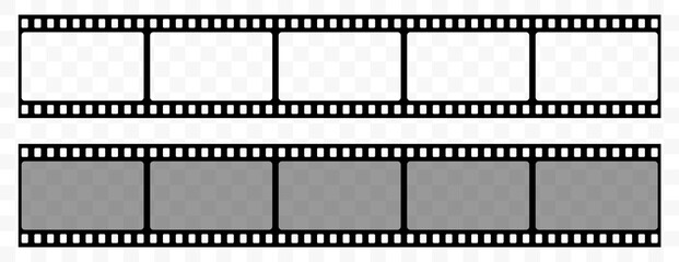 Obraz premium Film strip.Filmstreifen.Film strip icon.Video tape photo film strip frame vector.Vector illustration