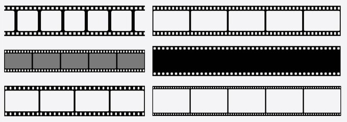 Film strip.Filmstreifen.Film strip icon.Video tape photo film strip frame vector.Vector illustration