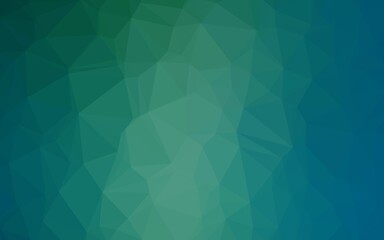 Light Blue, Green vector low poly layout.