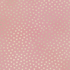 Champagne Gold Metallic Pattern on Vintage Rose Background, Digital Paper