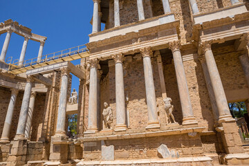 Naklejka premium Merida roman theater