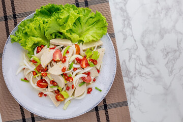 Spicy Vietnamese sausage salad