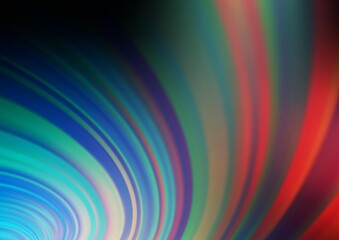 Dark Blue, Red vector blurred bright pattern.