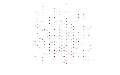 Light Red vector pattern with christmas stars.