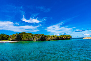 Fototapeta premium 新城島 パナリ島 海