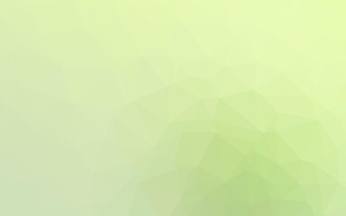 Fototapeta premium Light Green vector polygon abstract layout.