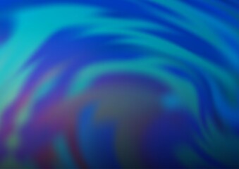 Fototapeta premium Light BLUE vector blurred bright template.