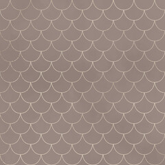 Champagne Gold Metallic Pattern on Vintage Taupe Background, Digital Paper