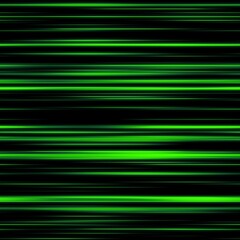 Seamless light trail pattern on black background. High quality illustration. Futuristic speed of light surreal glowing streaks. Blurred abstract highway traffic for background or wallpaper.