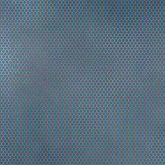 Copper Metallic Pattern on Vintage Teal Background, Digital Paper