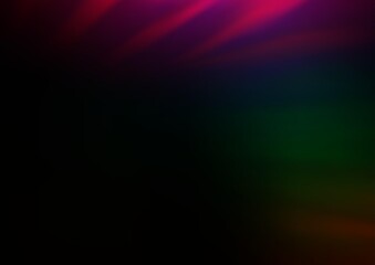 Dark Multicolor, Rainbow vector blurred background.