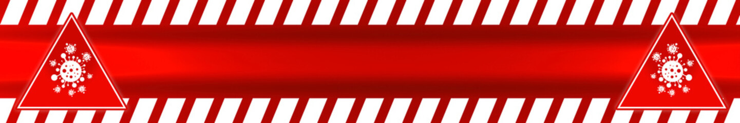 Caution lines backgrounds Sign icon caution coronavirus Stop biology bacteria coronavirus