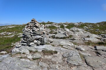 rocks in the mountains