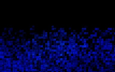 Dark BLUE vector background with rectangles.