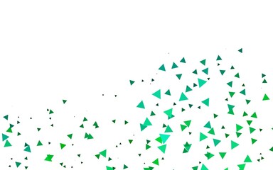 Light Blue, Green vector texture in triangular style.