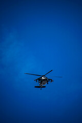 Fototapeta na wymiar Helicoptero militar