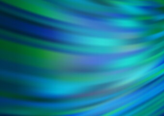 Obraz premium Light BLUE vector glossy abstract template.