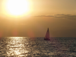 Obraz na płótnie Canvas 江の島からの海の景色