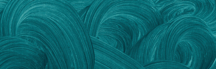 Background and texture of blue school chalkboard with dried white chalk. Panorama. Banner.