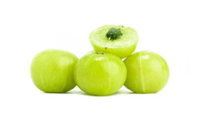 Indian gooseberry or Emblic myrabolan Asian local and high vitamin c fruit