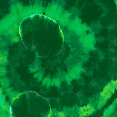 Obraz premium Tie Dye Circular. Color Watercolor Background. 