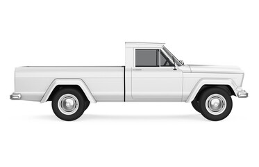 Vintage Pickup Truck Isolated