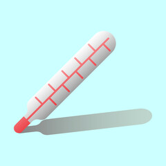 Mercury thermometer. Digital Thermometer. Temperature measuring instruments.