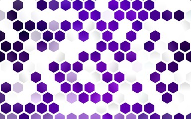 Light Purple vector layout with hexagonal shapes.